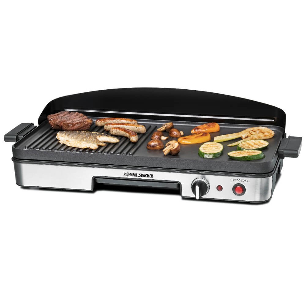 CDkLakIp Rommelsbacher BBQ 2003 Tischgrill mit Turbo-Grillzone