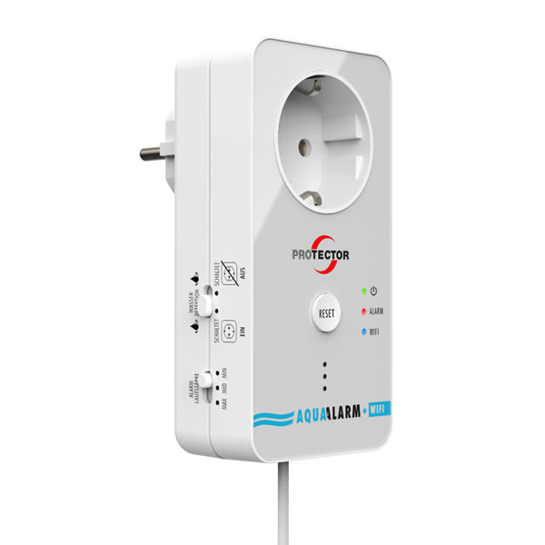 PROTECTOR Wassermelder WA 11 Wasseralarm mit WiFi Alarm-Weiterleitung