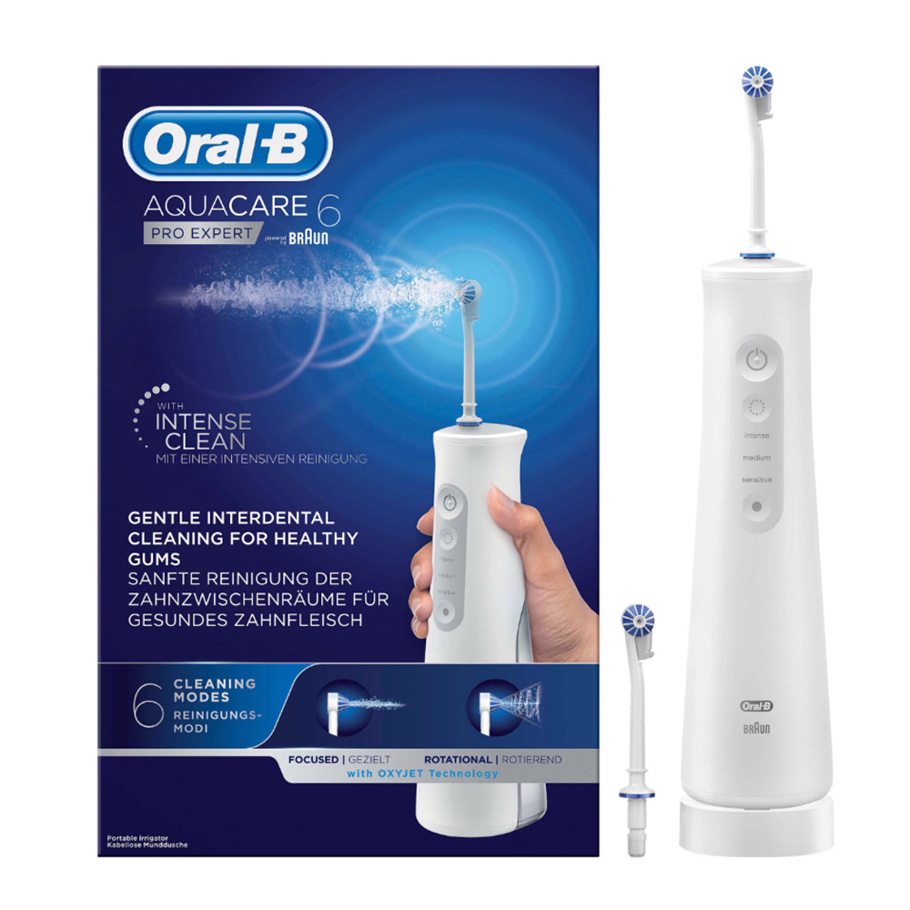 BRAUN Oral-B Aqua Care 6 Pro-Expert Oxyjet Kabellose Munddusche 