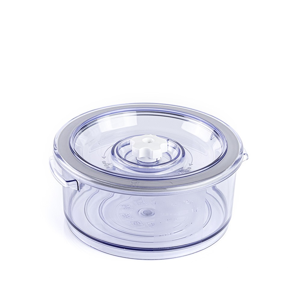 vcr150_1 Rommelsbacher VCR 150 Vakuumierer Behälter Executive rund 1,5 l