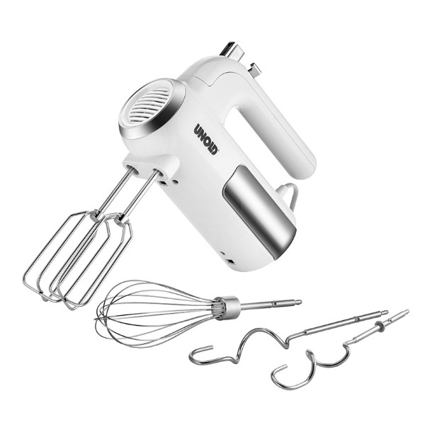 78710_600 Unold 78710 Handmixer 3in1 Handrührgerät Mixer mit Quirle Knethaken Schneebesen
