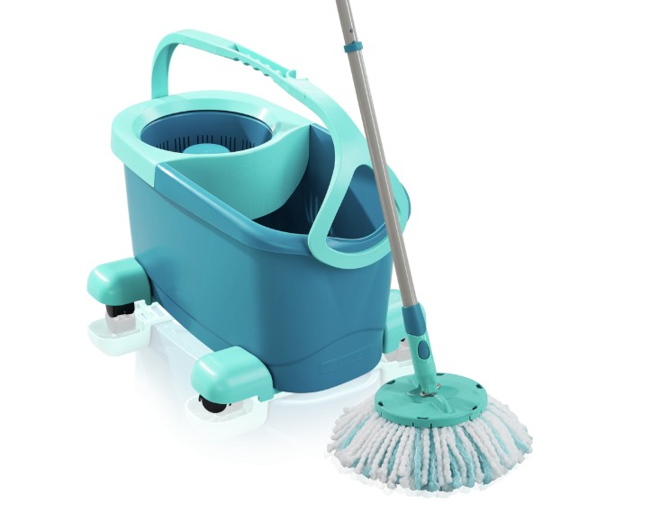 Leifheit 52102 Wischmop-Set CLEAN TWIST Disc Mop Ergo Mobile 