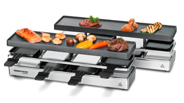 Rommelsbacher RC 1600 Raclette Grill Fun for 4+4