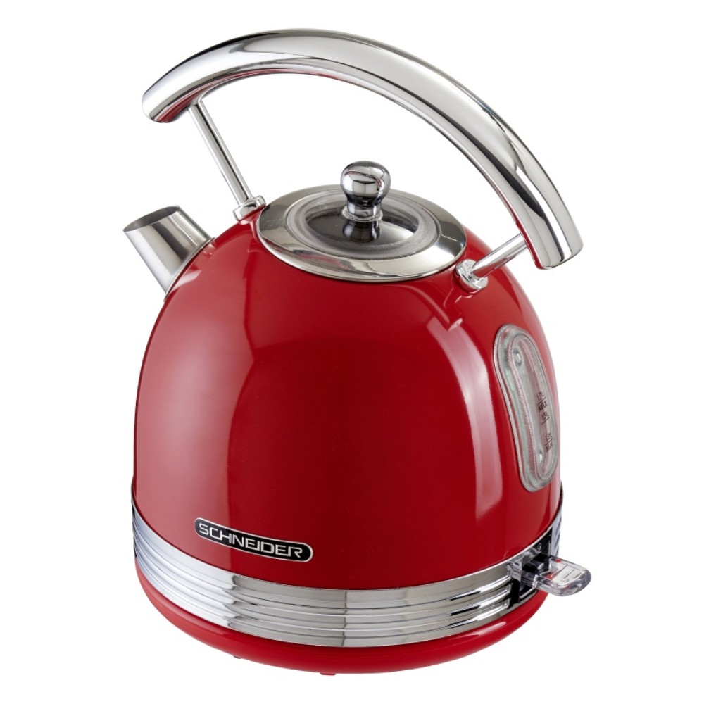 sl_galtM9CRlf83CHkP SCHNEIDER SL W 2 FR RETRO Wasserkocher 1,7 Liter Edelstahl ROT