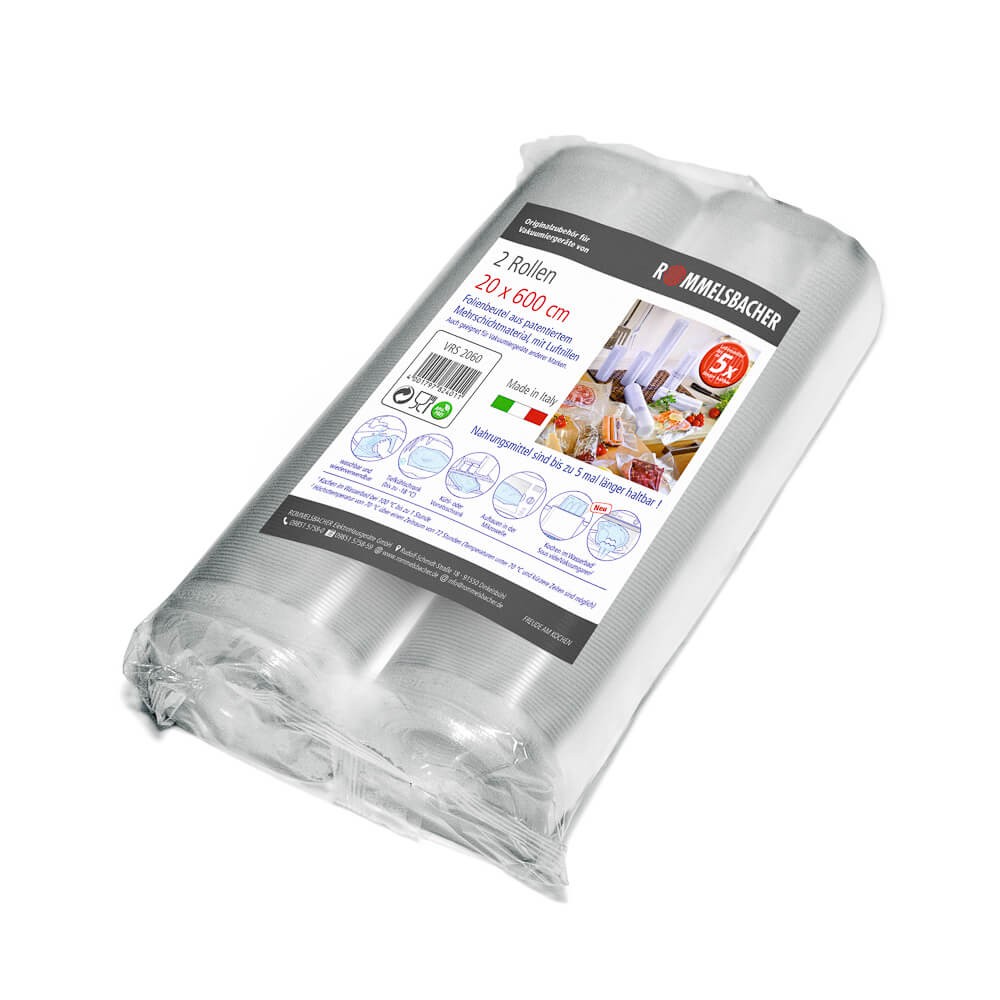 01-vrs-2060-rommelsbacher-vacuumrollen-vacuum-rolls_5 Rommelsbacher VRS 2060 Folienrolle 2 Rollen 20x600 cm für Vakuumierer