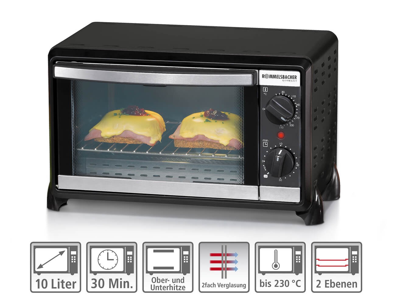 Rommelsbacher BG 950 Minibackofen Speedy