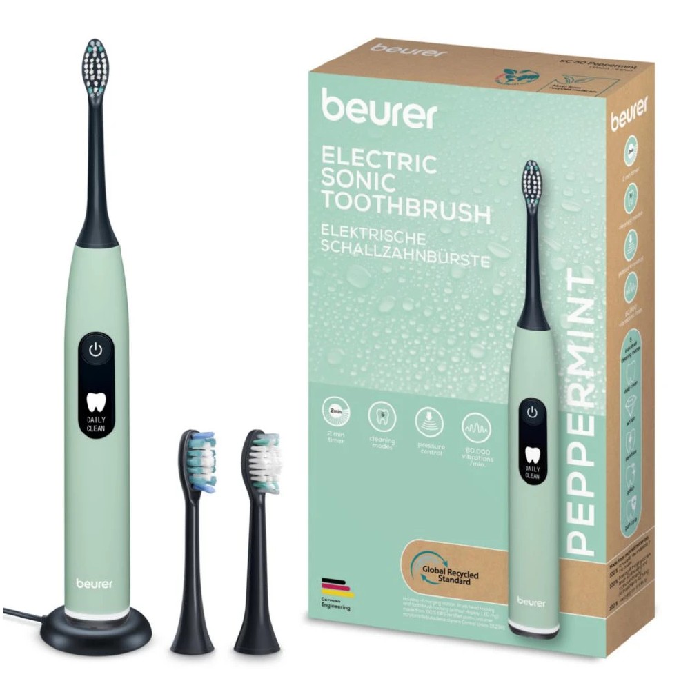 Beurer SC 50 Peppermint GP Elektrische Zahnbürste Schallzahnbürste Mint 105.15