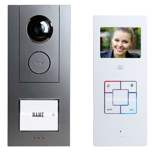 VISTUS VD ALU 6310 A Video Türsprechanlage Set 1-Familienhaus Anthrazit