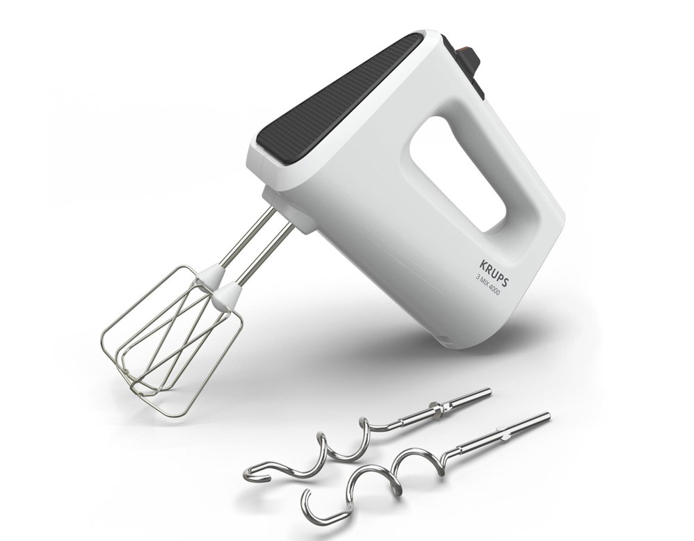 Krups 3Mix 4000 Handmixer GN4001 mit Aufsätzen Krups 3Mix 4000 Handmixer GN4001 mit Aufsätzen