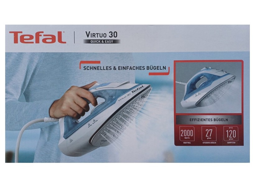 Tefal VIRTUO 30 FV2C41 Dampfbügeleisen 2000 Watt 