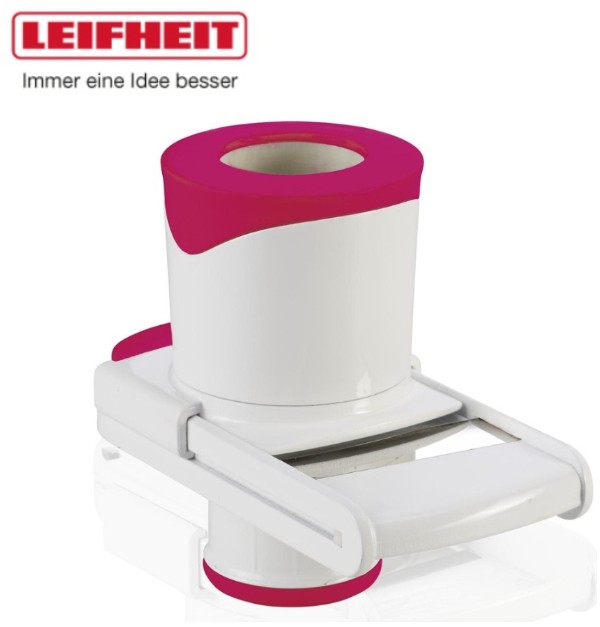 Leifheit 03182 Comfort Slicer Scheibenschneider Rot/Weiß