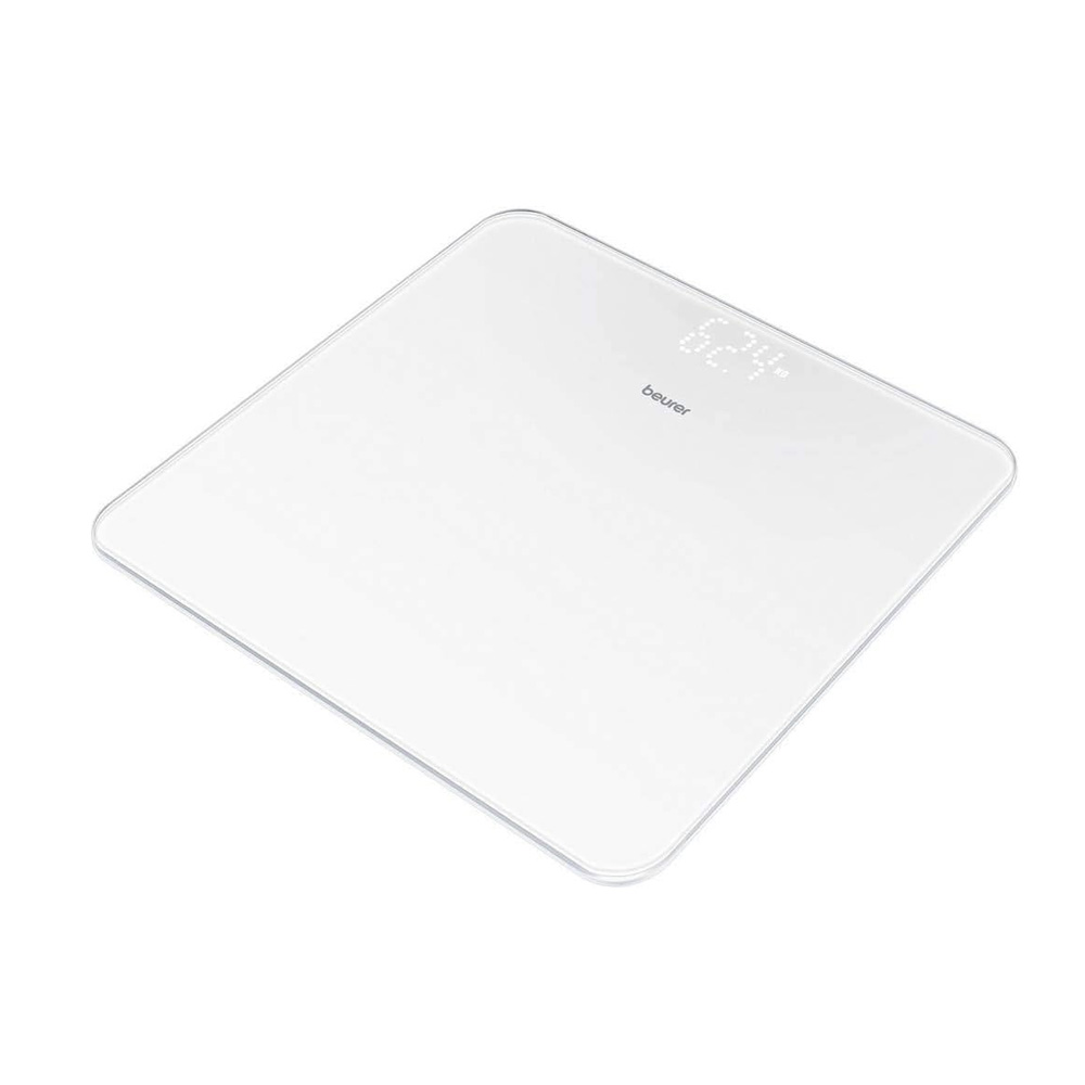 Beurer GS 225 Glaswaage Magic-Display Personenwaage Tragkraft 180 kg weiss