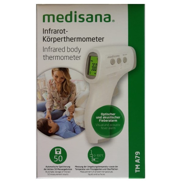 medisana TM A79 Infrarot Körperthermometer mit Farbwechsel