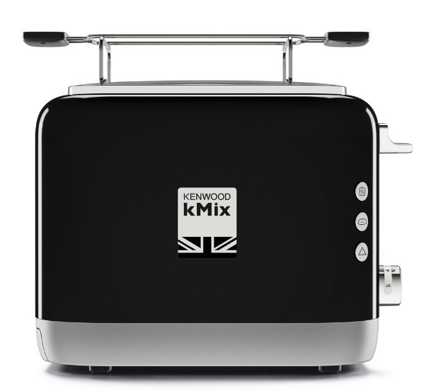 KENWOOD kMix Toaster TCX 751 BK Rich Black mit Brötchenaufsatz