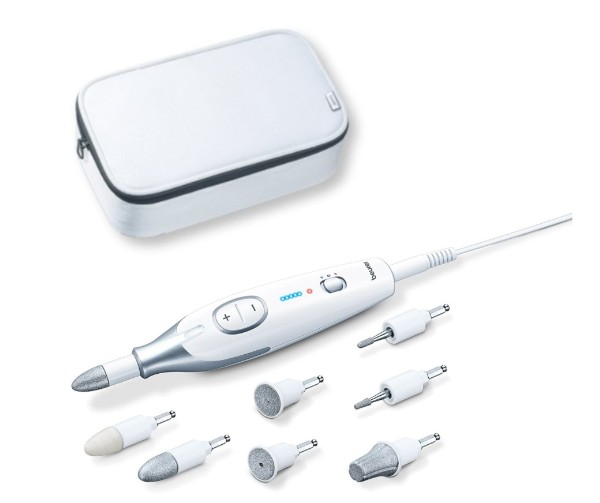 mp42_600 Beurer MP 42 Maniküre Pediküre Set +7 Aufsätze